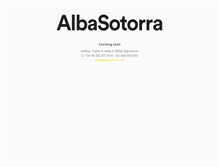 Tablet Screenshot of albasotorra.com